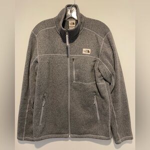 The North Face Charcoal Full-Zip fleece Jacket